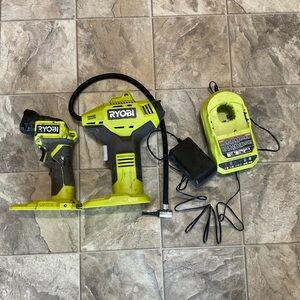 Ryobi Power Tool Set with Charger - Green and Black
